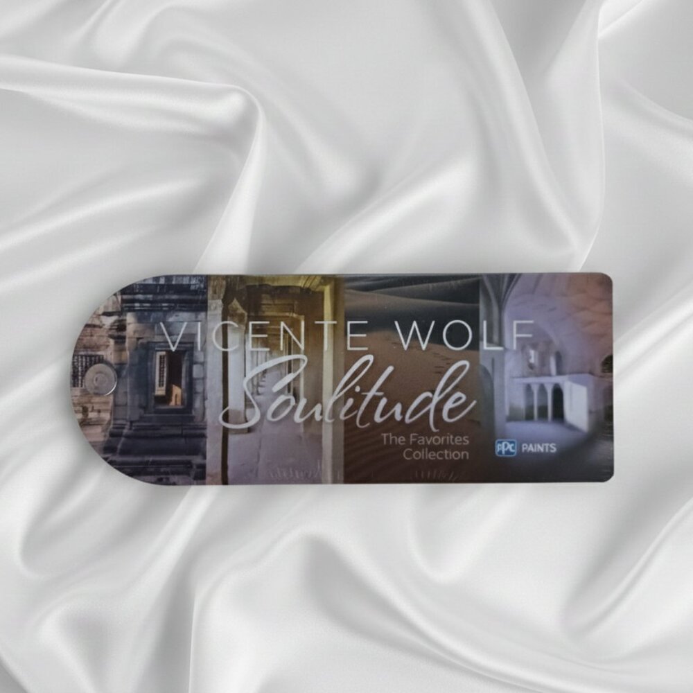 PPG Paints Vicente Wolf Soulitude Paint Color Swatch Book Collections Fan Deck - Picture 3 of 7